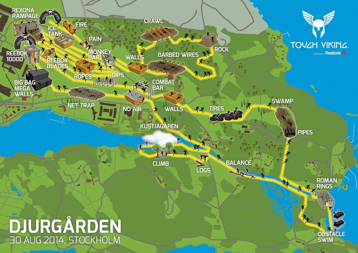 แผนที่ของ djurgården