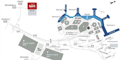 แผนที่ arlanda