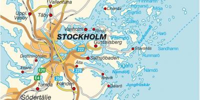 โรคสต๊อกโฮล์มสวีเดนแผนที่เมือง